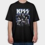 Kiss Band Legendary Rock, Tricou Oversize Barbati (Unisex)