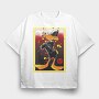 Daffy Duck Urban Art 99, Tricou Oversize Barbati (Unisex)