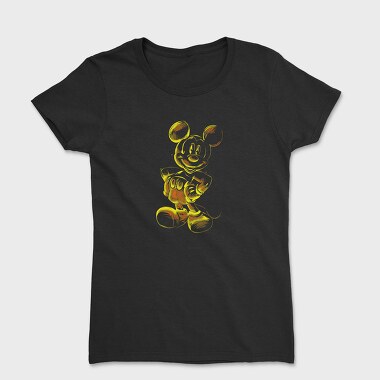 Mickey Mouse Flame Art, Tricou Femei