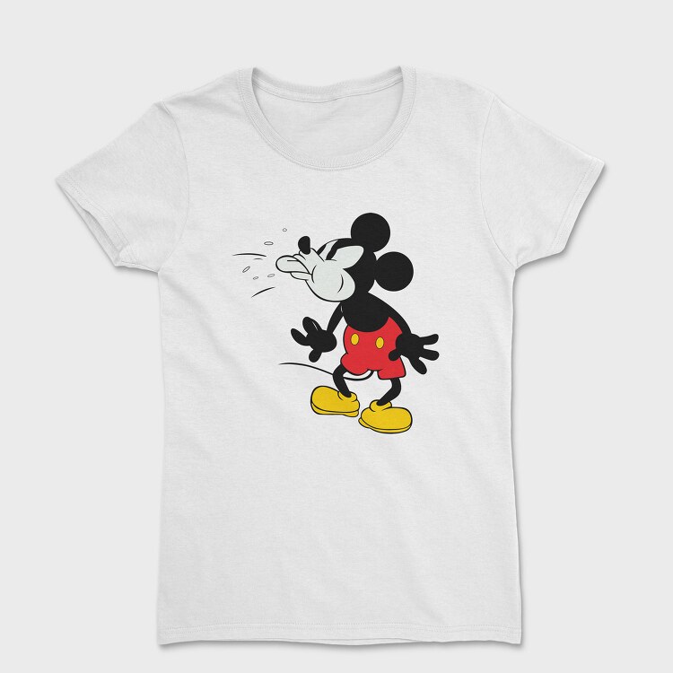 Mickey Mouse Sneeze Urban Art 99, Tricou Femei