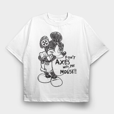 Mickey Mouse Urban Art 99, Tricou Oversize Barbati (Unisex)