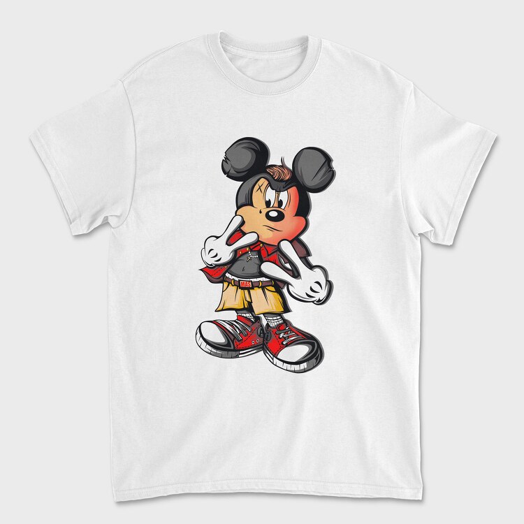 Mickey Mouse Urban Style, Tricou Barbati (Unisex)
