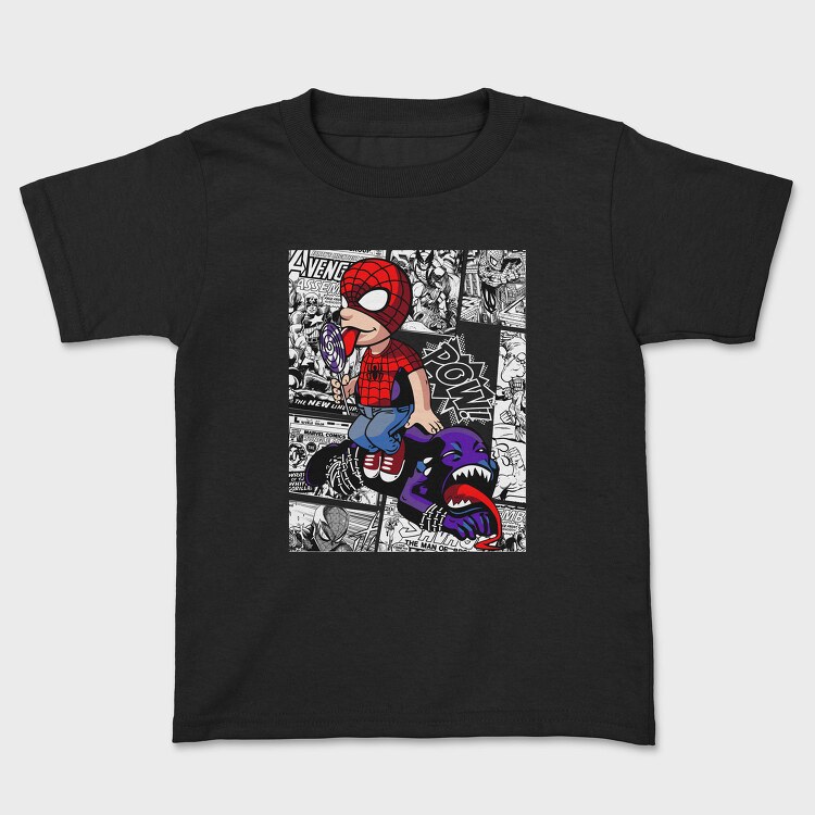 Spiderman Candy Comic Urban Art 99, Tricou Copii
