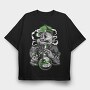 Spinach Monster Smoke Urban Art, Tricou Oversize Barbati (Unisex)
