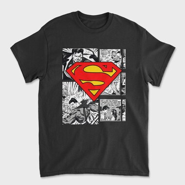 Superman Secret Identity Eyes, Tricou Barbati (Unisex)