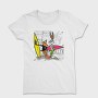 Sylvester Tweety Surfing Brooklyn Urban Art 99, Tricou Femei