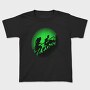 Zombie Walking Stairs Ghoul Green Light, Tricou Copii