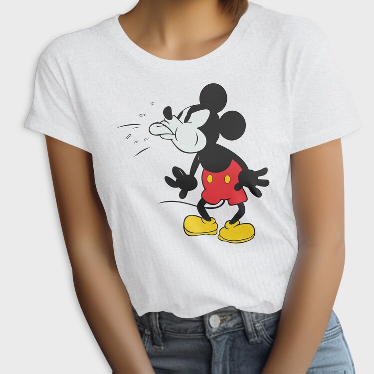Mickey Mouse Sneeze Urban Art 99, Tricou Femei