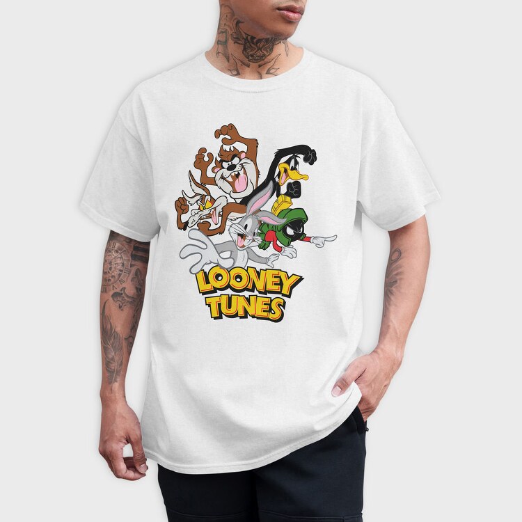 Looney Tunes Party Ride, Tricou Barbati (Unisex)
