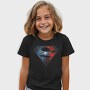 Superman Spiderman Crossed Suit Eyes, Tricou Copii