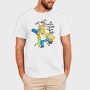 Simpsons Coraje Stupid Dou Me Loon Bad, Tricou Barbati (Unisex)