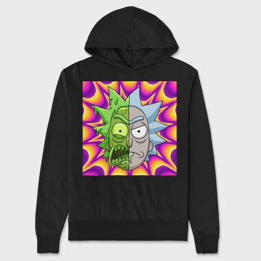 Rick and Morty 4, Hanorac Oversize Barbati (Unisex)