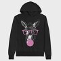 Donkey Monochrome Bubblegum, Hanorac Oversize Barbati (Unisex)