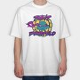 Ninjaturtles Donatello Urban Art, Tricou Oversize Barbati (Unisex)