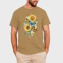 Sunflower Butterfly, Tricou Barbati (Unisex)