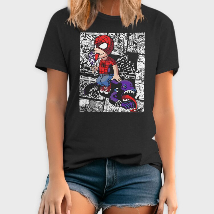 Spiderman Candy Comic Urban Art 99, Tricou Barbati (Unisex)
