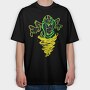 Tornado Monster Eyes, Tricou Oversize Barbati (Unisex)