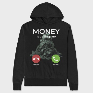 Money Is Calling Me, Hanorac Oversize Barbati (Unisex)