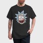 Zombie Rick Morty Eyes Blood, Tricou Barbati (Unisex)