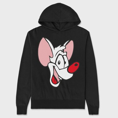 Cartoon Retro Pinky and Cerebro 4, Hanorac Oversize Barbati (Unisex)