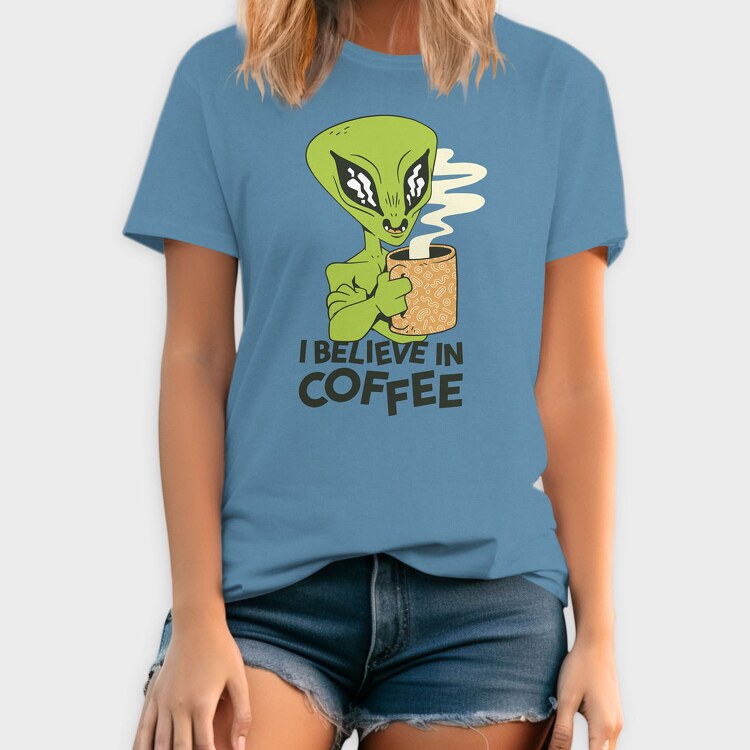 Alien Coffee, Tricou Barbati (Unisex)