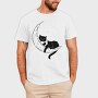 Cat on the Moon, Tricou Barbati (Unisex)