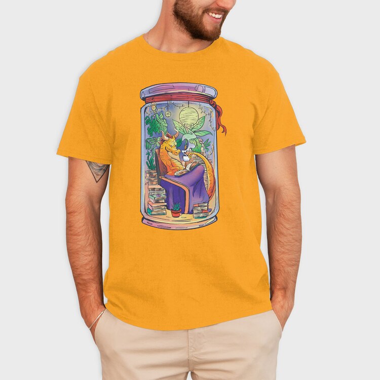 Dragon Jar Chill Book, Tricou Barbati (Unisex)