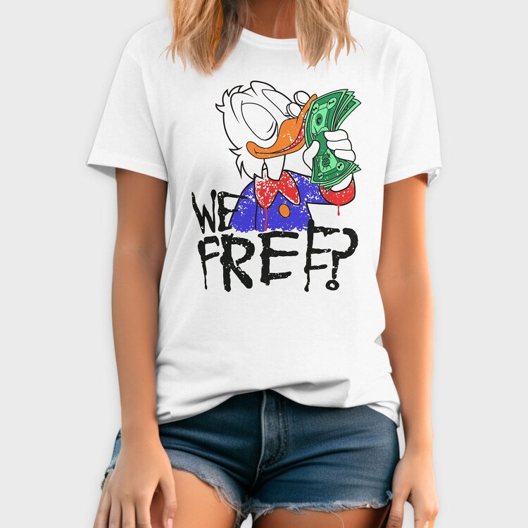Daffy Duck Money Free Urban Art, Tricou Barbati (Unisex)