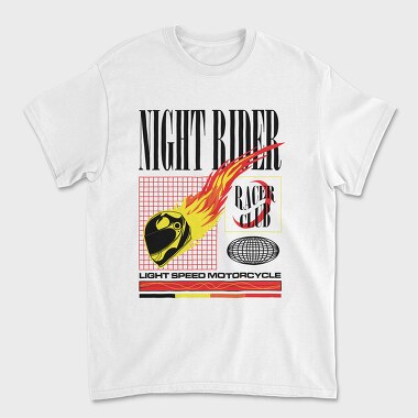 Night Rider 2, Tricou Barbati (Unisex)