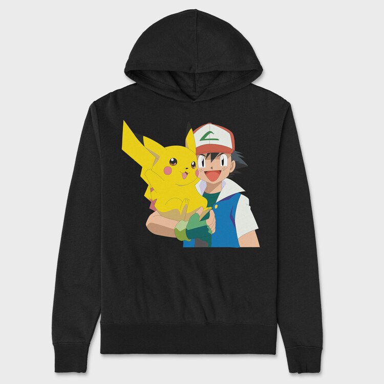 Hanorac Barbati (Unisex), Cartoon Retro Pokemon 3