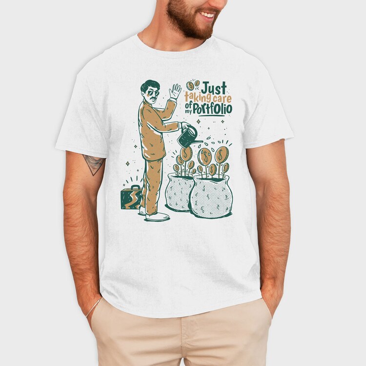 Taking Care My Portfolio, Tricou Barbati (Unisex)