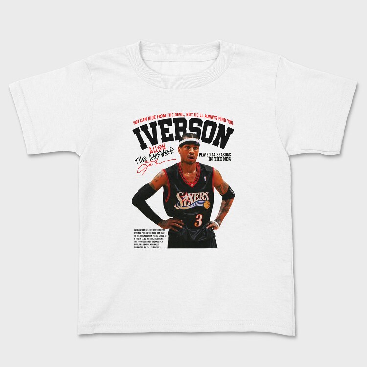 Allen Iverson Philadelphia 76Ers, Tricou Copii