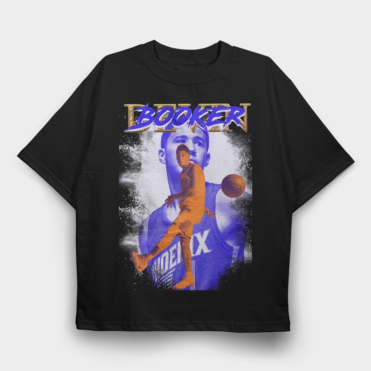 Booker Nba, Tricou Oversize Barbati (Unisex)