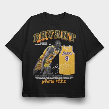 Bryant Lakers Jersey, Tricou Oversize Barbati (Unisex)
