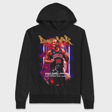Demar Derozan Chicago Bulls, Hanorac Oversize Barbati (Unisex)