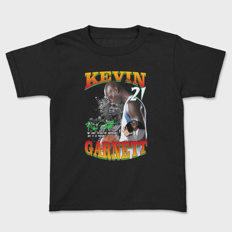 Kevin Garnett Tribute, Tricou Copii