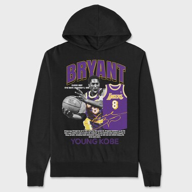 Kobe Bryant Basketball, Hanorac Oversize Barbati (Unisex)