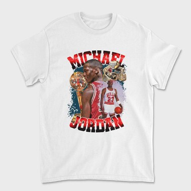 Michael Jordan Bulls, Tricou Barbati (Unisex)