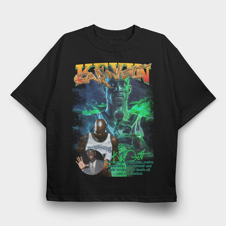 Thug Life Kennedy Basketball, Tricou Oversize Barbati (Unisex)