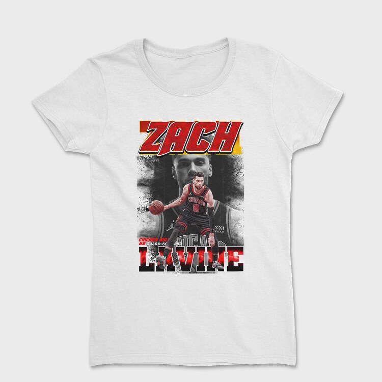 Zach Lavieste Chicago Bulls, Tricou Femei