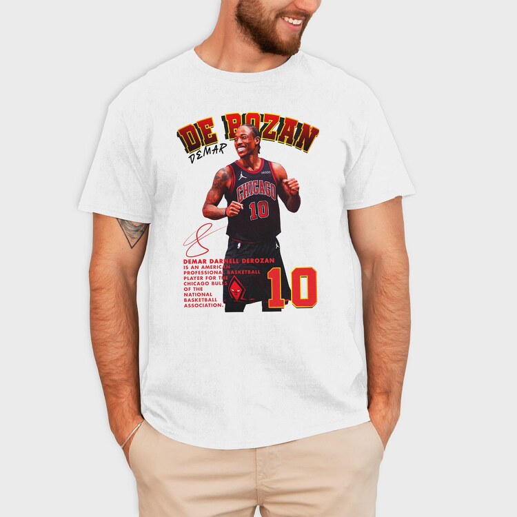 Demar Derozan 10, Tricou Barbati (Unisex)