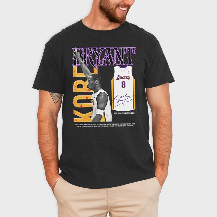 Kareem Abdul Jabbar Los Angeles Lakers, Tricou Barbati (Unisex)