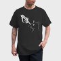 Cat Skeleton Hand, Tricou Barbati (Unisex)