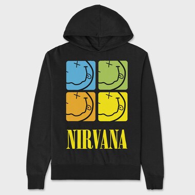 Nirvana 3, Hanorac Oversize Barbati (Unisex)