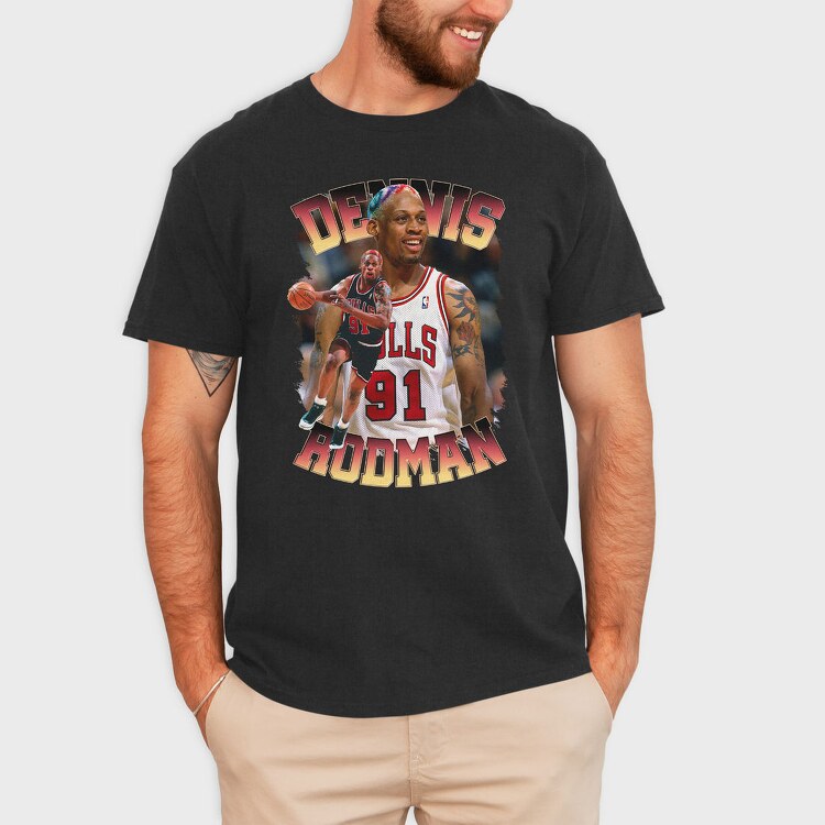 Dennis Rodman Basketball, Tricou Barbati (Unisex)
