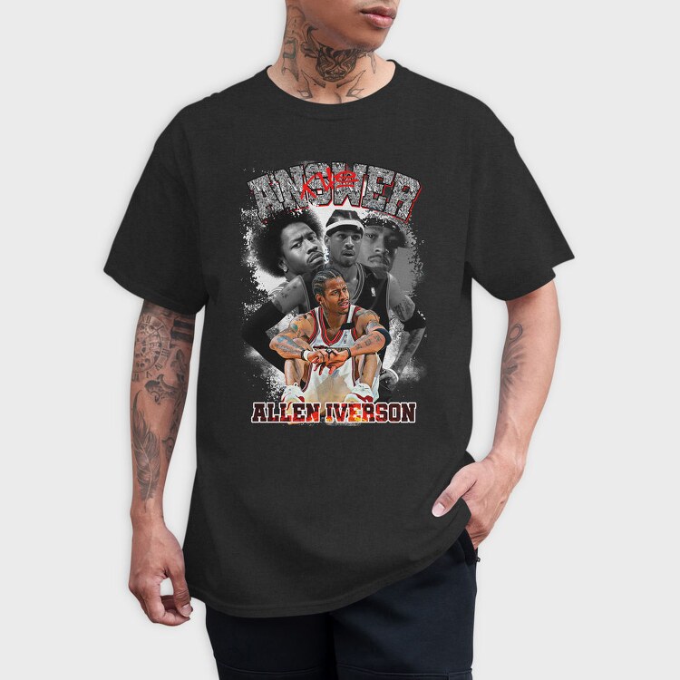 Allen Iverson, Tricou Barbati (Unisex)