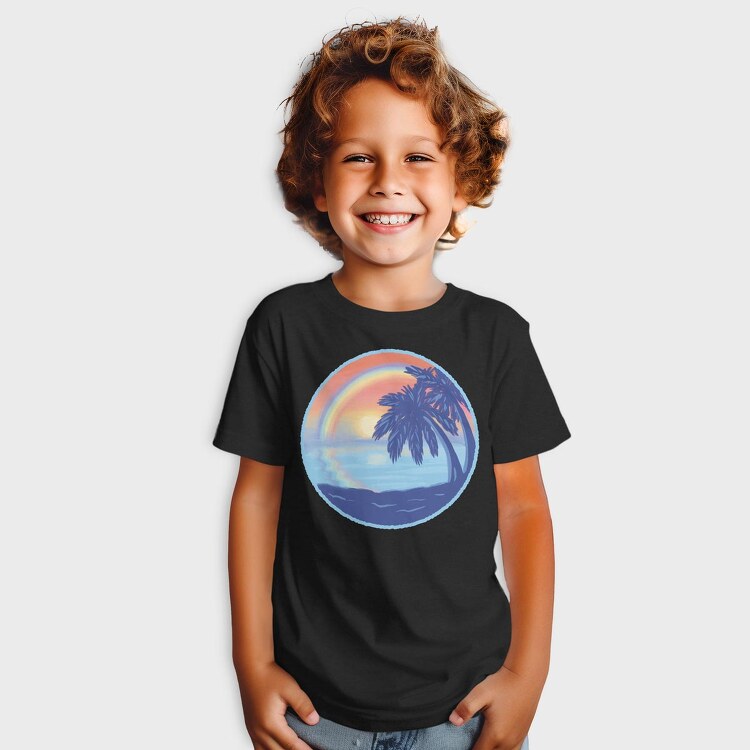 Sunset Rainbow Beach, Tricou Copii