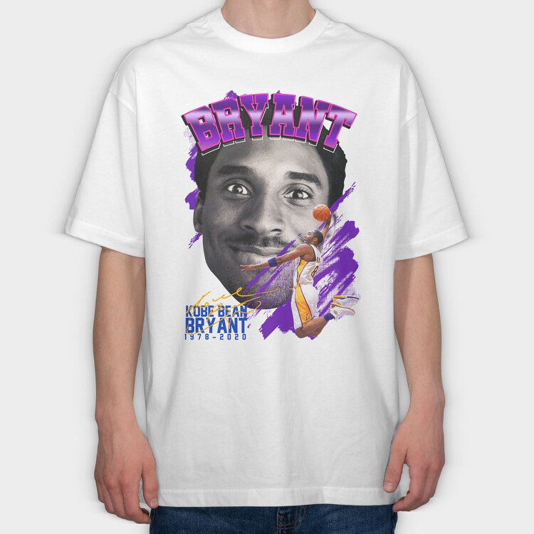 Kobe Bryant Lakers, Tricou Oversize Barbati (Unisex)