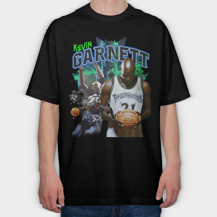 Garnett Wolf, Tricou Oversize Barbati (Unisex)