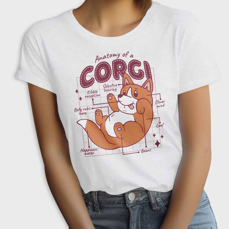 Anatomy of a Corgi, Tricou Femei